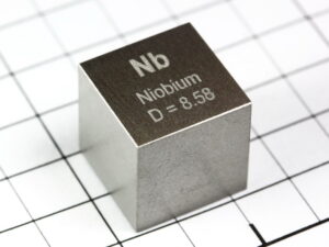 NIOBIUM Präzisionswürfel mit hoher Dichte 10mm - 8.58g