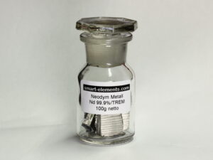 100g shiny Neodymium metal pieces 99,9% under argon!