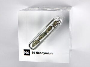 Acrylic Element cube - Neodymium Nd - 50mm