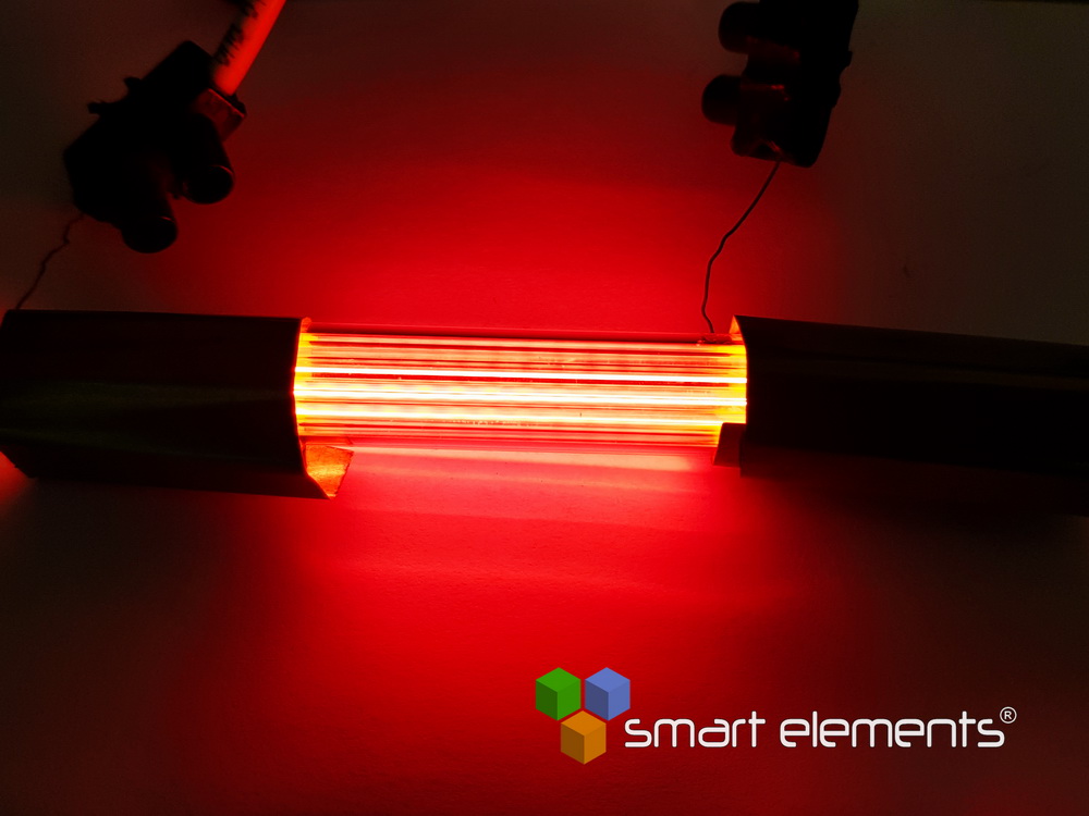 Super bright Neon spectrum discharge tube 100mm - NEW