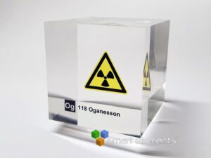 Acrylic Element cube 118 - Oganesson - 50mm