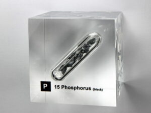 Acrylic Element cube - Black Phosphorus - 50mm