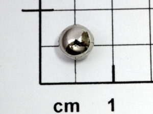 Palladium melted pellet, purity 99,95%, 0.5g