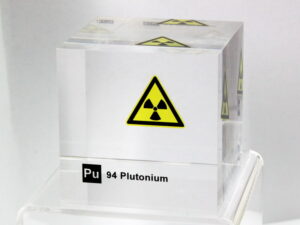 Acrylic Element cube - Plutonium Pu - 50mm