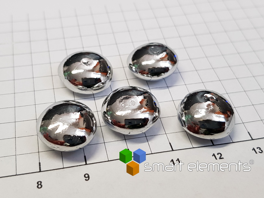 Ruthenium 10.14g melted pellet, purity 99.96%