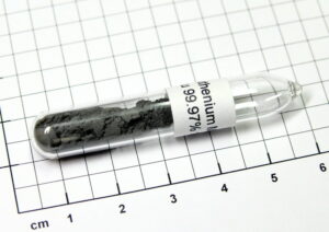 1 gram ruthenium metal powder, 99.97% purity