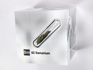 Acrylic Element cube - Samarium Sm - 50mm