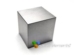 Big Yttrium metal precision density cube 10 cm3 - 44.72g