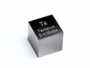 Tantalum - precision density-standard cube 10mm - 16.7g
