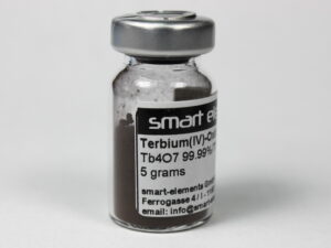 Terbium Oxide 99.99%/TREO - Tb4O7 - 5.0 grams