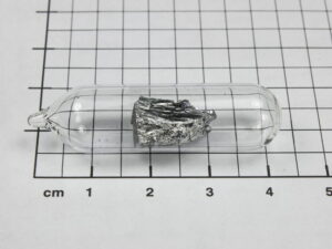 Tellurium,  99,9% purity crystalline pieces - 2.35 grams