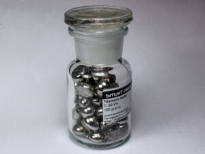 Titanium 100g melted pellets, purity 99.95%%