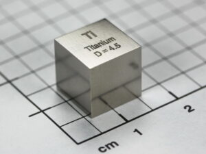 Titanium - precision density cube 10mm - 4.5g