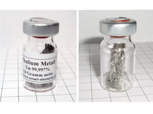 5g Thulium Metal 99,99% purity in sealed vial under Argon