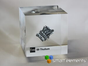 Acrylic Element cube - Thulium Tm - 50mm - element collection