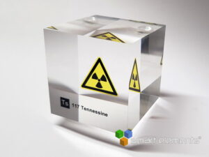 Acrylic Element cube 117-Tennessine - 50mm