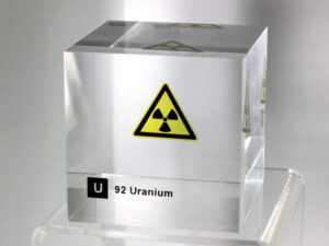 Acrylic Element cube - Uranium - 50mm
