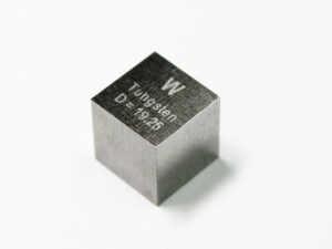TUNGSTEN precision density cube 10mm - 19.25g