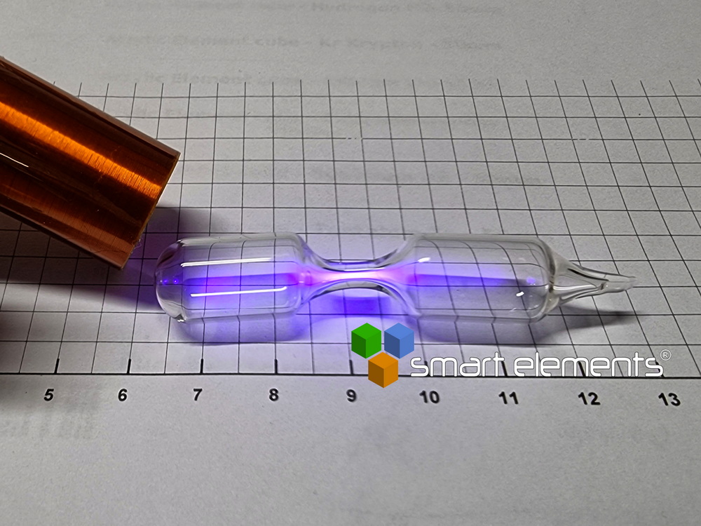 Xenon gas spectrum discharge tube - tesla coil optimized 70 - 75 mm - NEW - Image 2