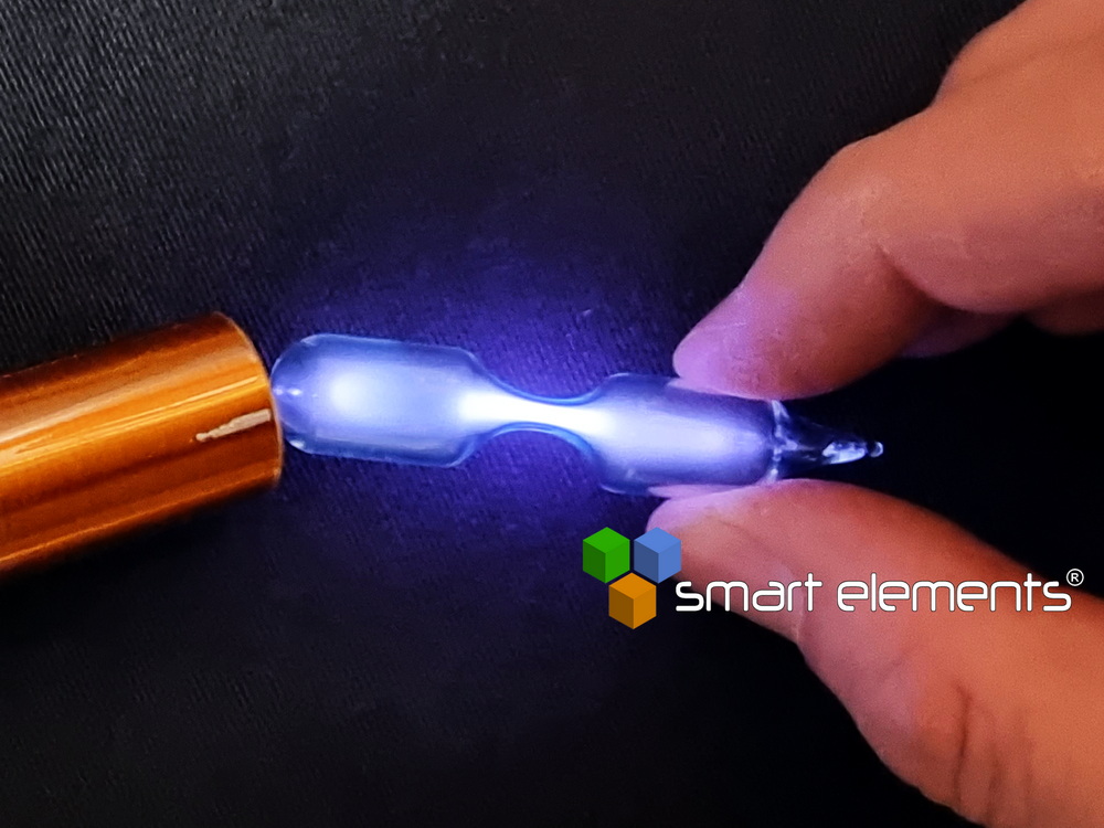 Noble gases complete set + H2 N2 O2 in ampoules TESLA version - Image 2