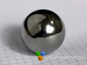 Solid Zirconium Metal Sphere 30mm - 99.95% purity - 91.6 grams