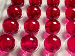 Ruby ball / lense 16mm diameter with optical polish