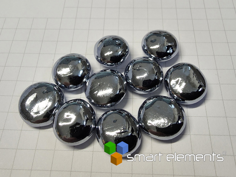 Big Osmium melted bead, 10.0 grams 99,95% purity!