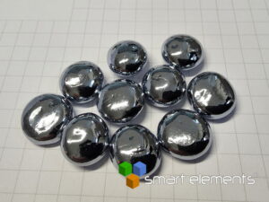 Big Osmium melted bead, 10.0 grams 99,95% purity!